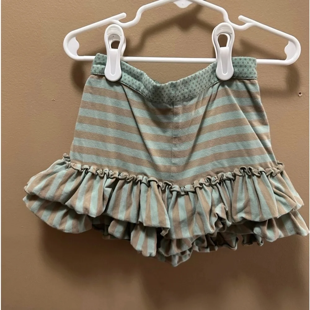 HTF Mustard Pie Ruffle Shorts Size 4 - Picture 1 of 3